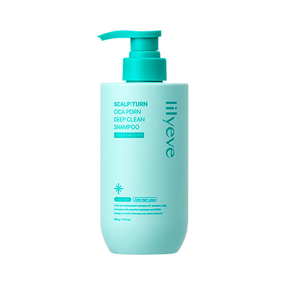 Anúncio: SHAMPOO LILYEVE SCALP:TURN CICA PDRN DEEP CLEAN 500ML