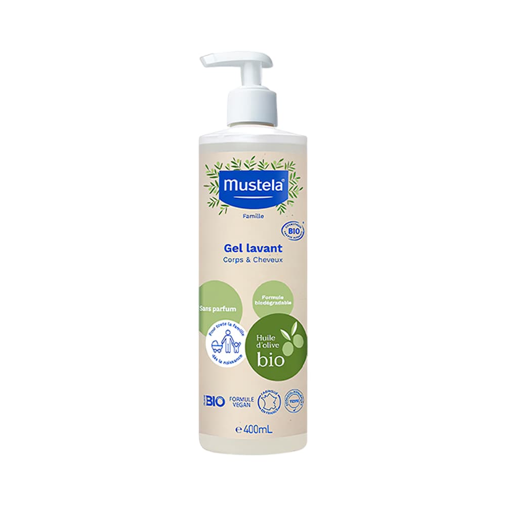 Anúncio: GEL DE BAÑO CUERPO Y CABELLO 400ML MUSTELA 34351