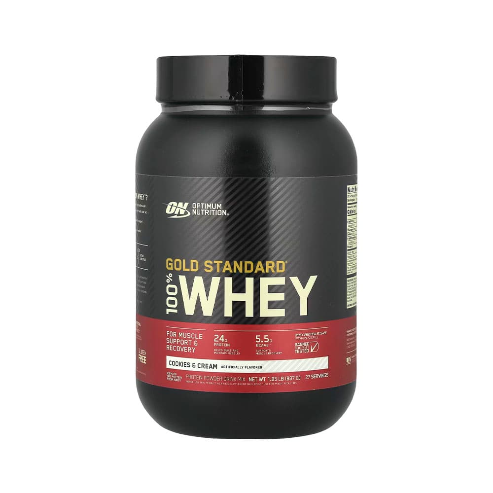 Anúncio: SUPLEMENTO OPTIMUM NUTRITION GOLD STANTARD 100% WHEY COOKIES & CREAM 837GR