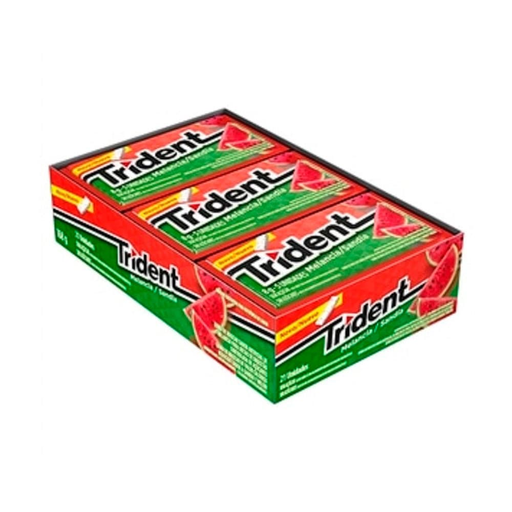 Anúncio: CHICLE TRIDENT SIN AZUCAR SANDIA 21 UNIDADES 168GR