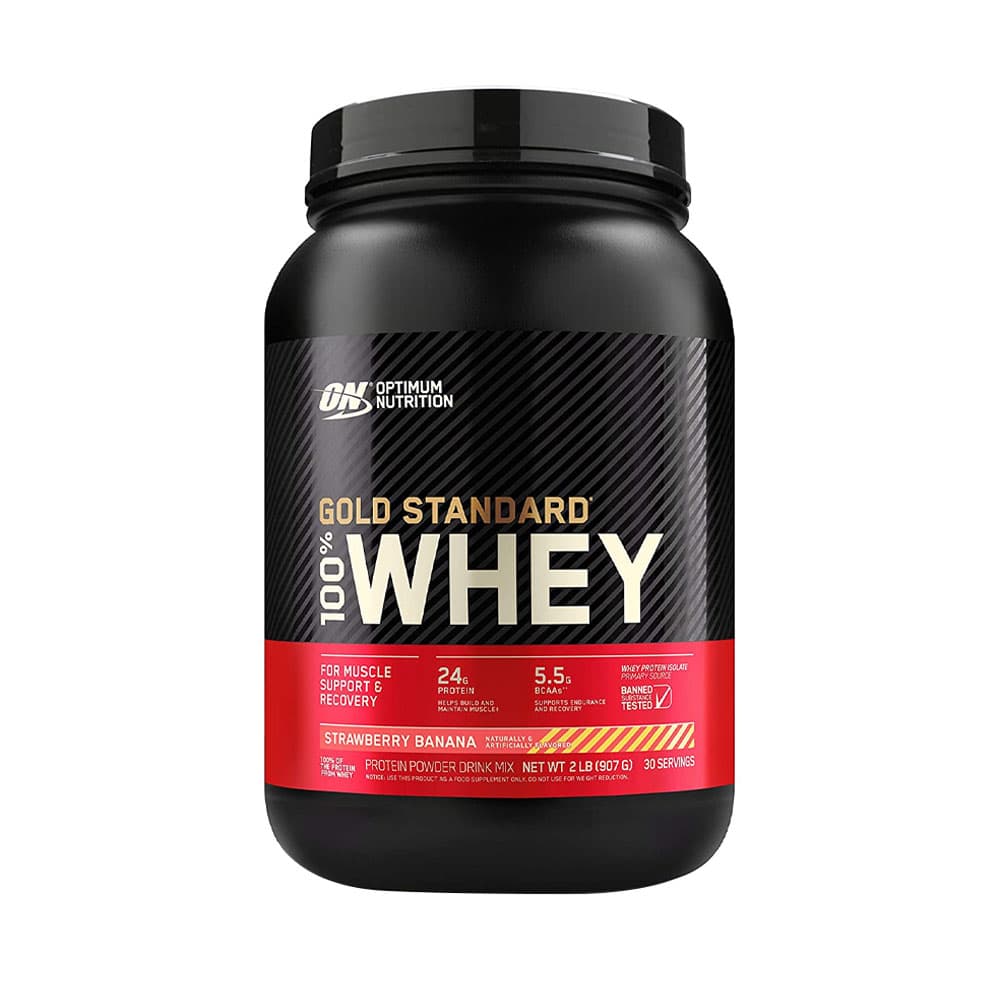 Anúncio: SUPLEMENTO OPTIMUM GOLD STANDARD 100% WHEY STRAWBERRY BANANA 907GR