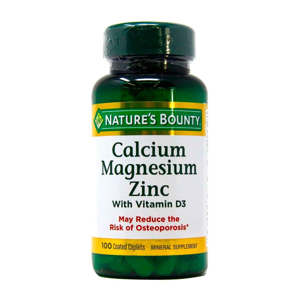 Anúncio: VITAMINA CALCIUM, MAGNESIUM & ZINC NATURES'S BOUNTY WHITE VITAMIN D3 100 CÁPSULAS