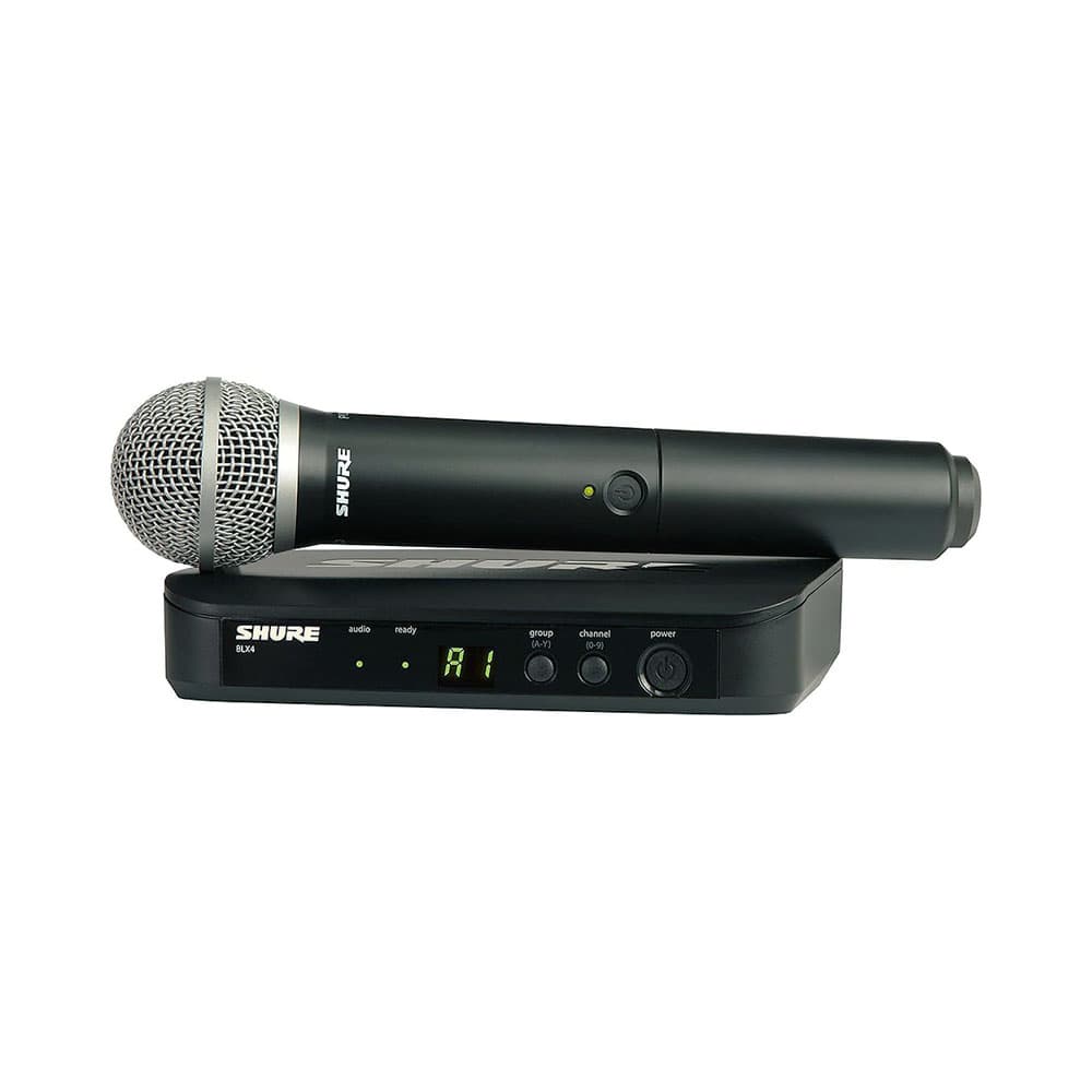 Anúncio: SISTEMA DE MICRÓFONO INALÁMBRICO SHURE BLX24/PG58-J10 NEGRO