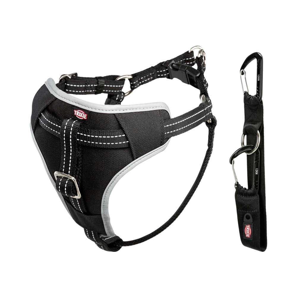 Anúncio: ARNÉS DE SEGURIDAD PARA COCHE TRIXIE DOG PROTECT 12856 M 50-65CM NEGRO