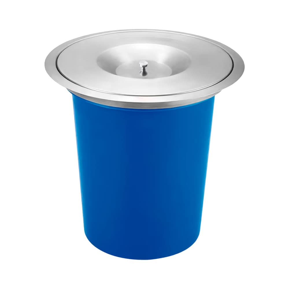 Anúncio: BASURERO EMPOTRABLE PARISE TB07A 5L PLATA - AZUL