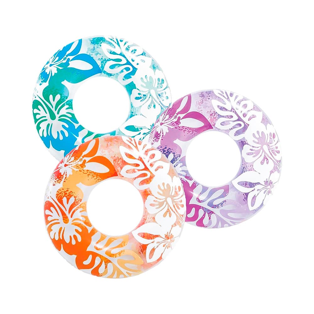 Anúncio: FLOTADOR INFLABLE INTEX 59251 TROPICAL TRANSPARENTE SURTIDO 1 PIEZA