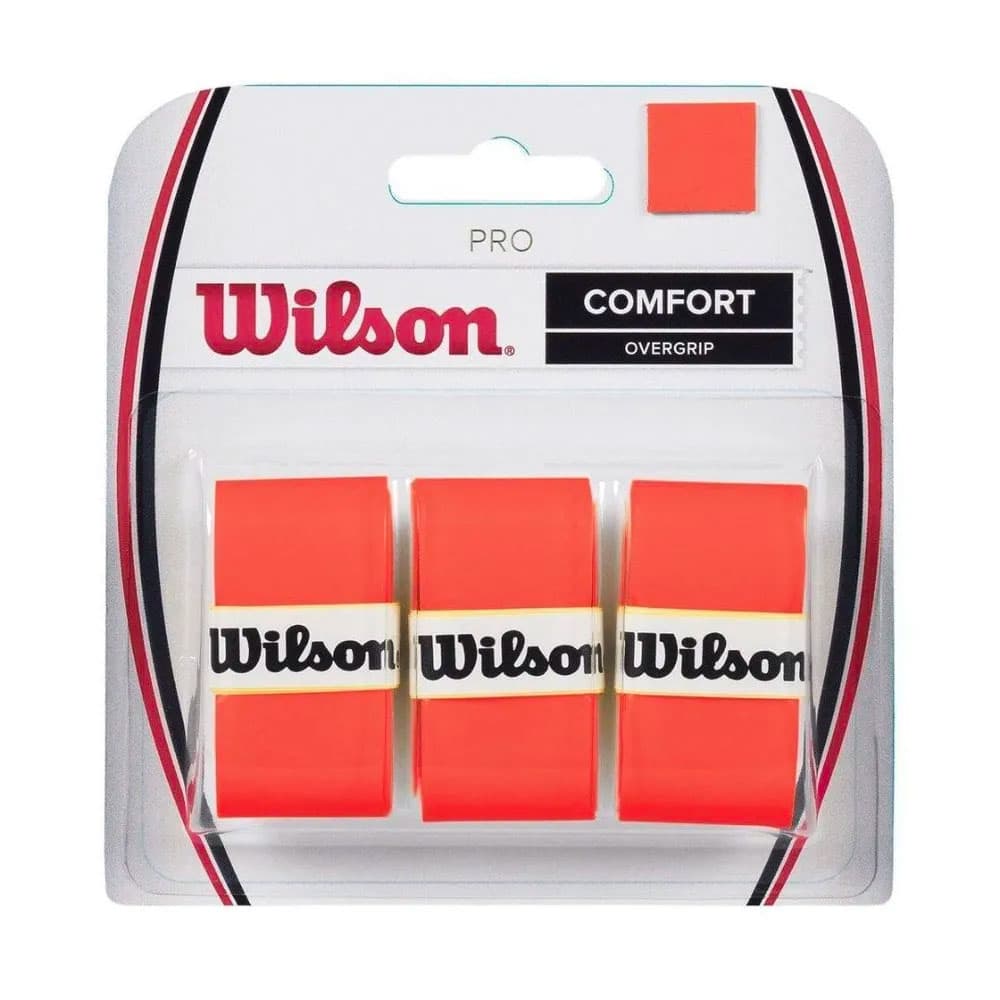 Anúncio: OVERGRIP WILSON WRZ4014OR COMFORT PRO X3 ORANGE FLUOR