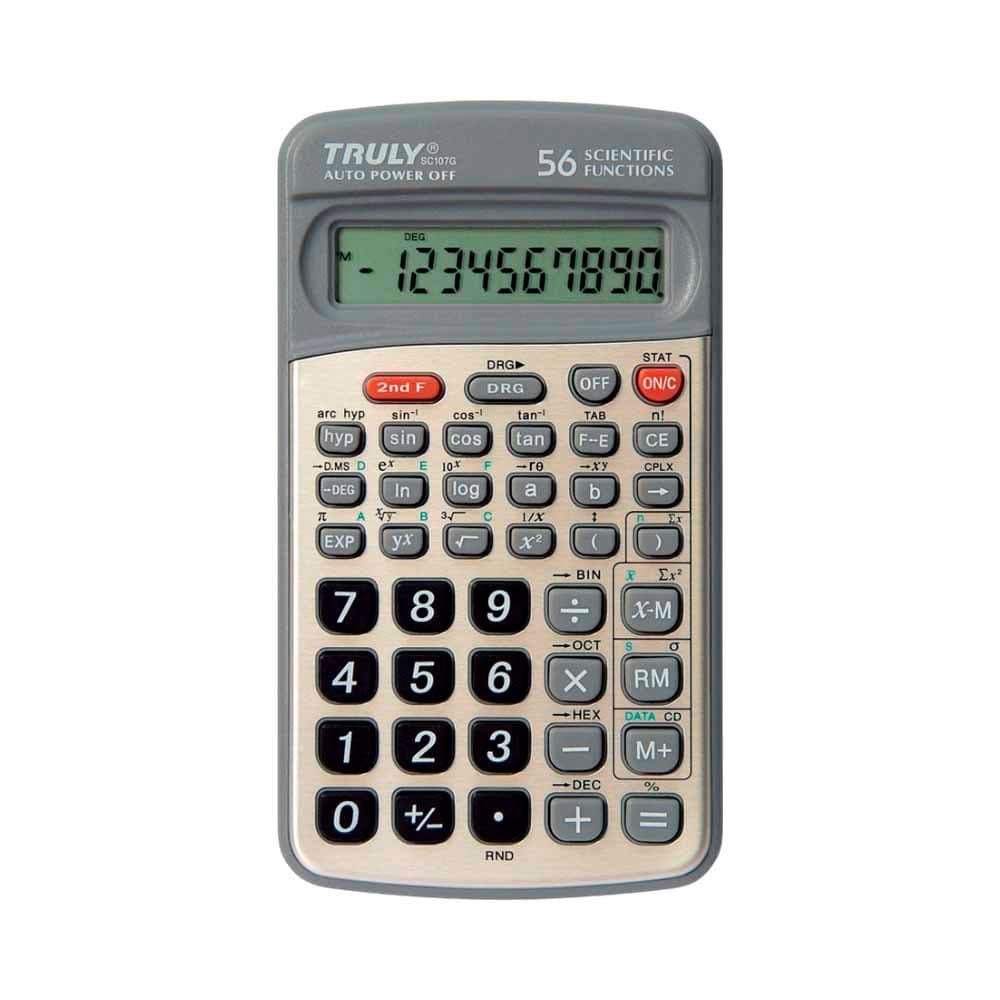 Anúncio: CALCULADORA CIENTÍFICA TRULY SC-107 GRIS
