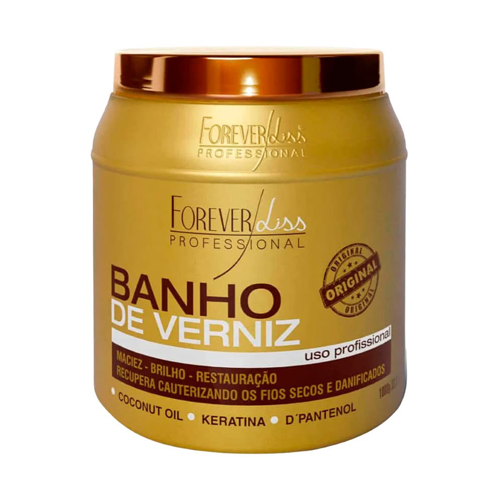 Anúncio: MÁSCARA FOREVER LISS BAÑO DE VERNIZ 1L