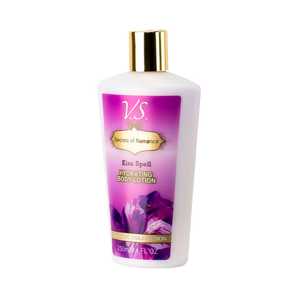 Anúncio: LOCIÓN CORPORAL VS SECRETS OF ROMANCE KISS SPELL 250ML