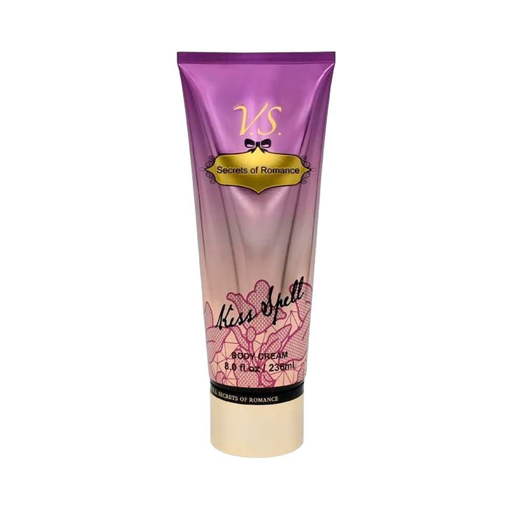 Anúncio: LOCIÓN CORPORAL VS SECRETS OF ROMANCE KISS SPELL 236ML