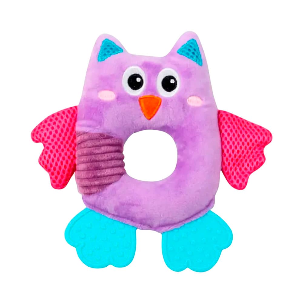 Anúncio: JUGUETE PARA MASCOTAS PAWISE 15062 PELUCHE DE BÚHO CON HUECO 15CM MULTICOLOR