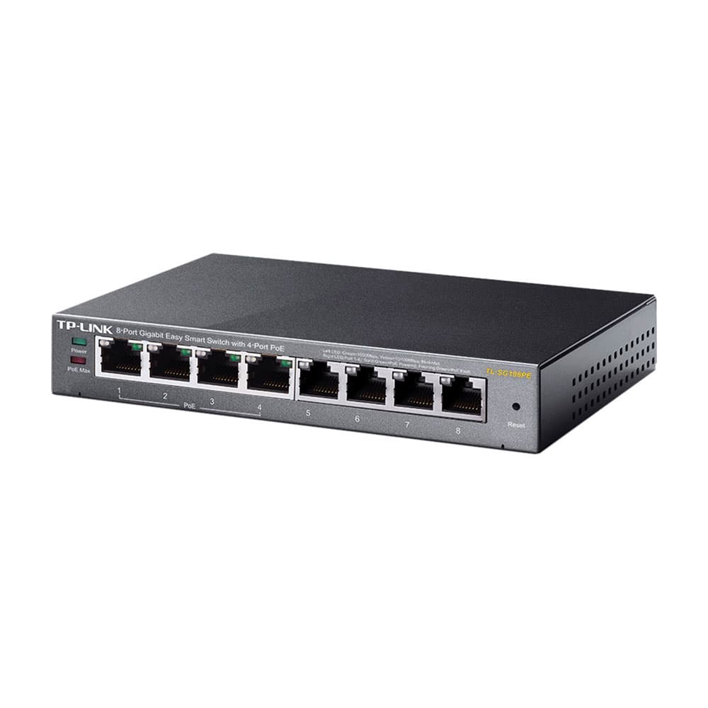 Anúncio: HUB SWITCH TP-LINK TI-SG108PE 8 PUERTOS GIGABIT( 4 PoE)