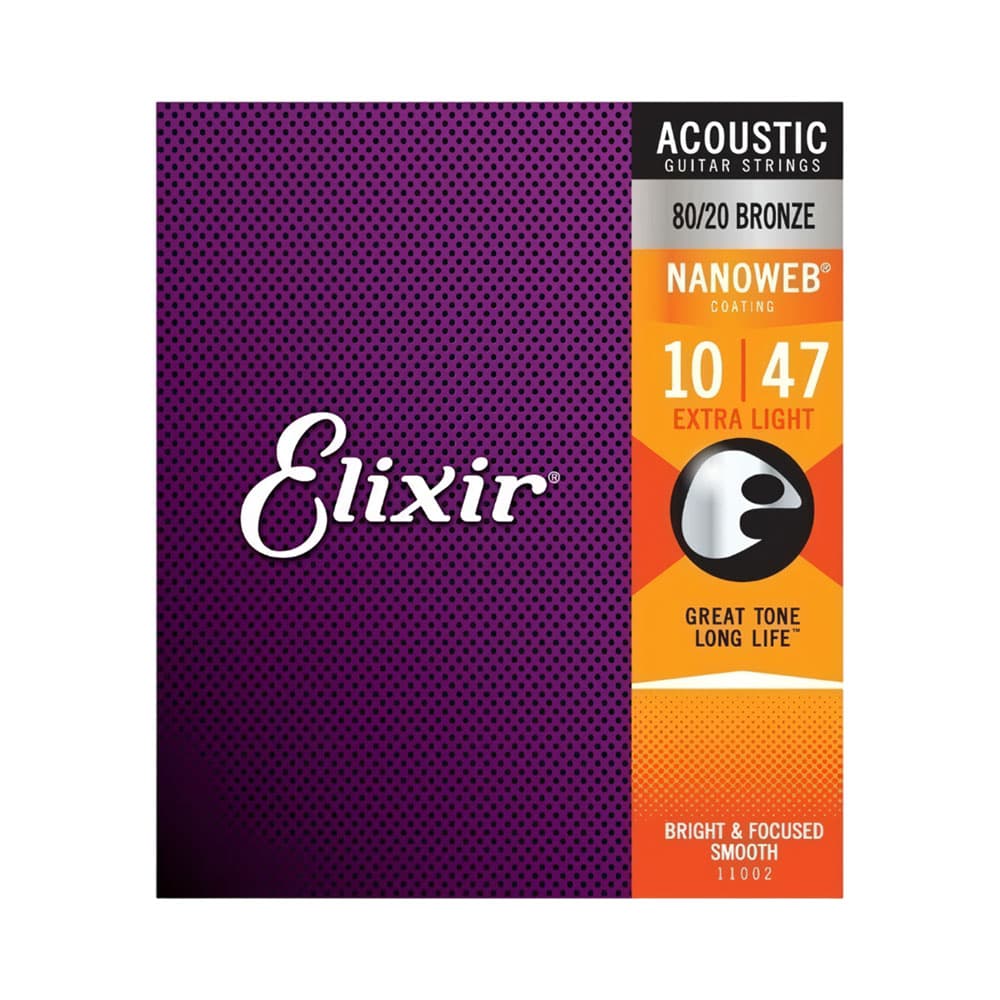 Anúncio: CUERDA GUITARRA ACÚSTICA ELIXIR NANOWEB EX11002