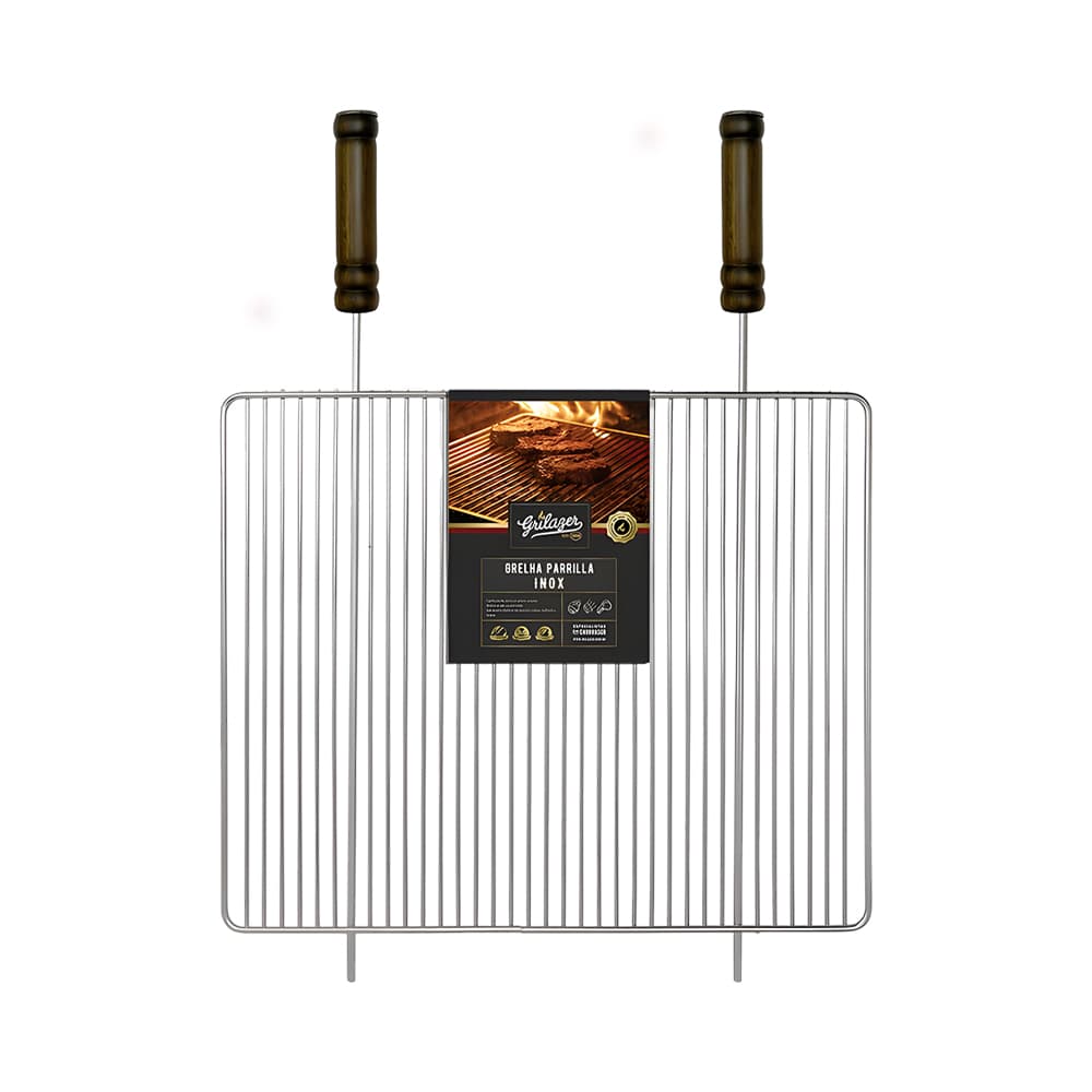 Anúncio: PARRILLA GRILAZER GR0031 RED PLANA INOXIDABLE 50X40 CM