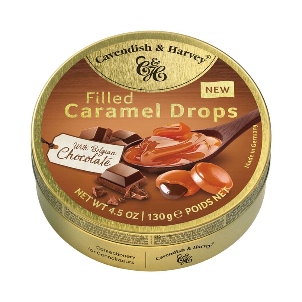 Anúncio: CARAMELOS CAVENDISH & HARVEY CARAMEL DROPS FILLED CON CHOCOLATE 130G