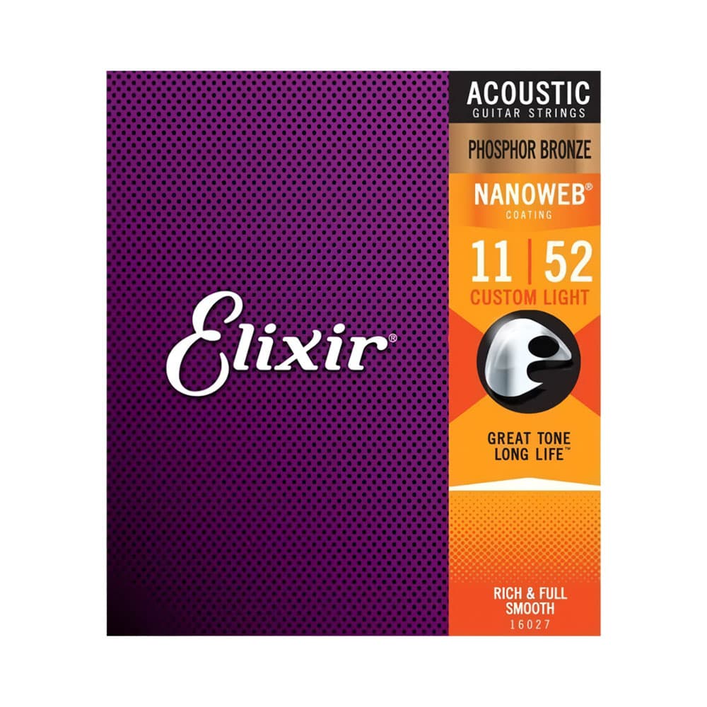 Anúncio: CUERDA GUITARRA ACÚSTICA ELIXIR NANOWEB EX16027