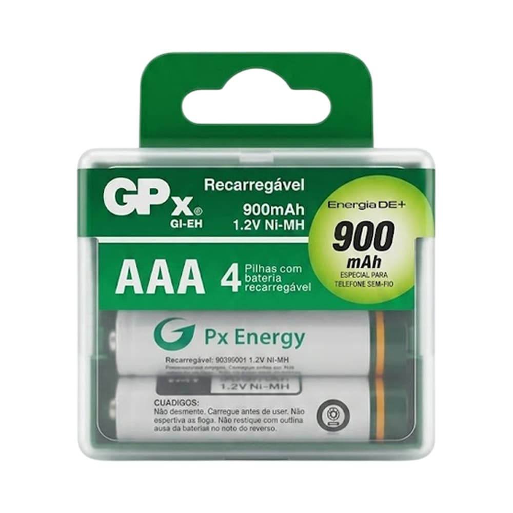 Anúncio: PILAS RECARGABLES GP 4X 900 MAH