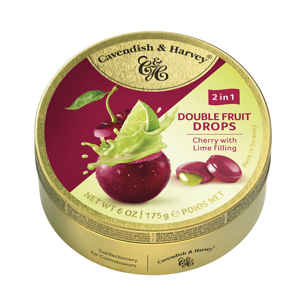 Anúncio: CARAMELOS CAVENDISH & HARVEY CHERRY WITH LIME 175G