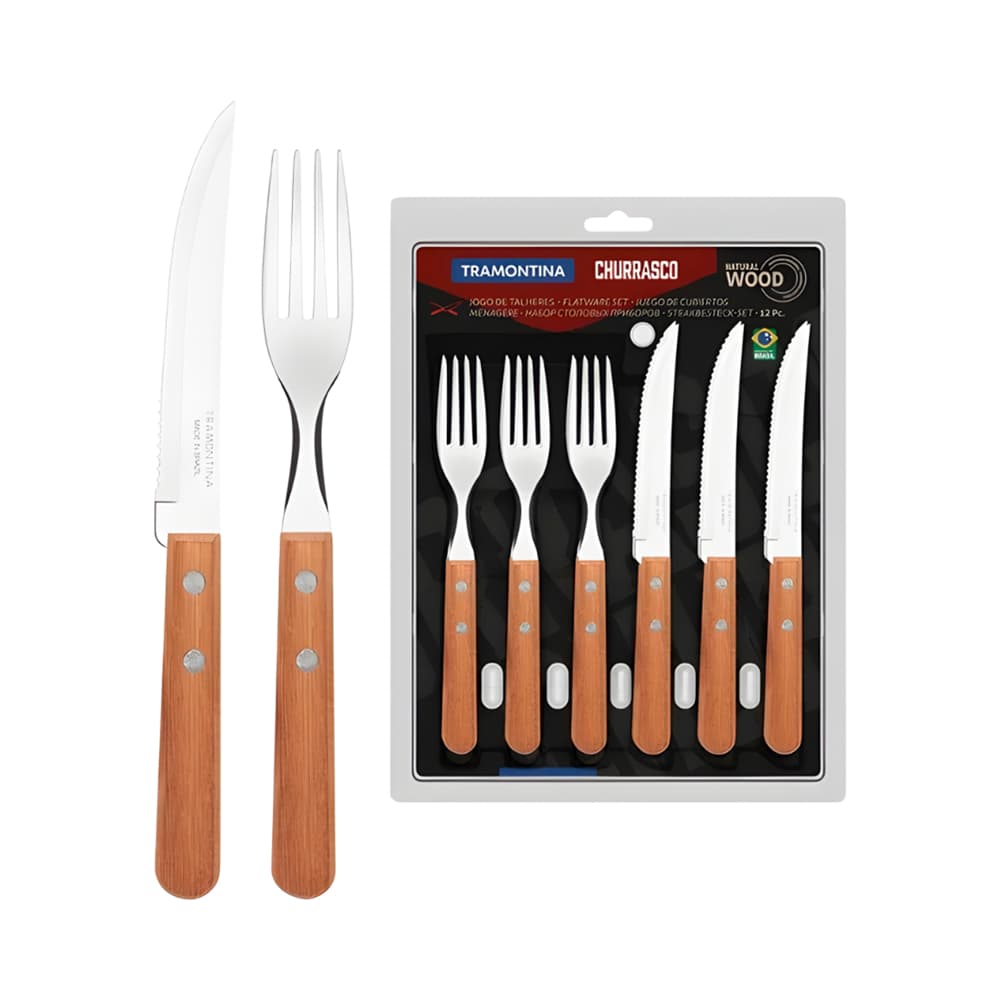 Anúncio: KIT DE CUCHILLOS PARA ASADO TRAMONTINA 22399/030 DYNAMIC 12 PIEZAS