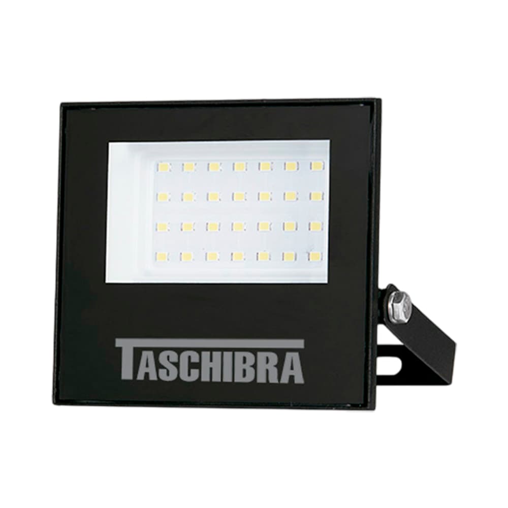 Anúncio: REFLECTOR LED SLIM TASCHIBRA 30W 6500K 2400 LÚMENES BIVOLT
