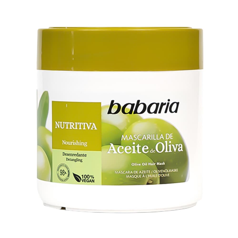 Anúncio: MASCARA BABARIA ACEITE DE OLIVA 400ML