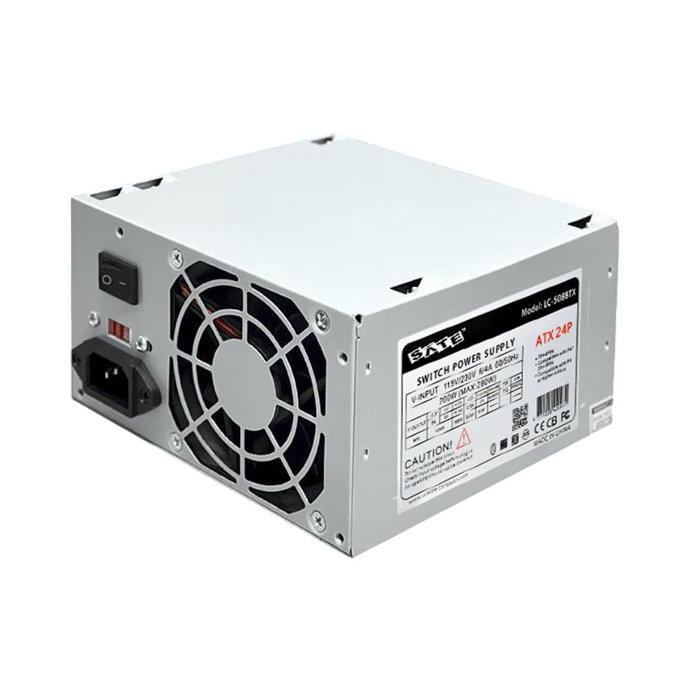 Anúncio: FUENTE DE ALIMENTACIÓN SATE LC-508BTX 200W NEGRO