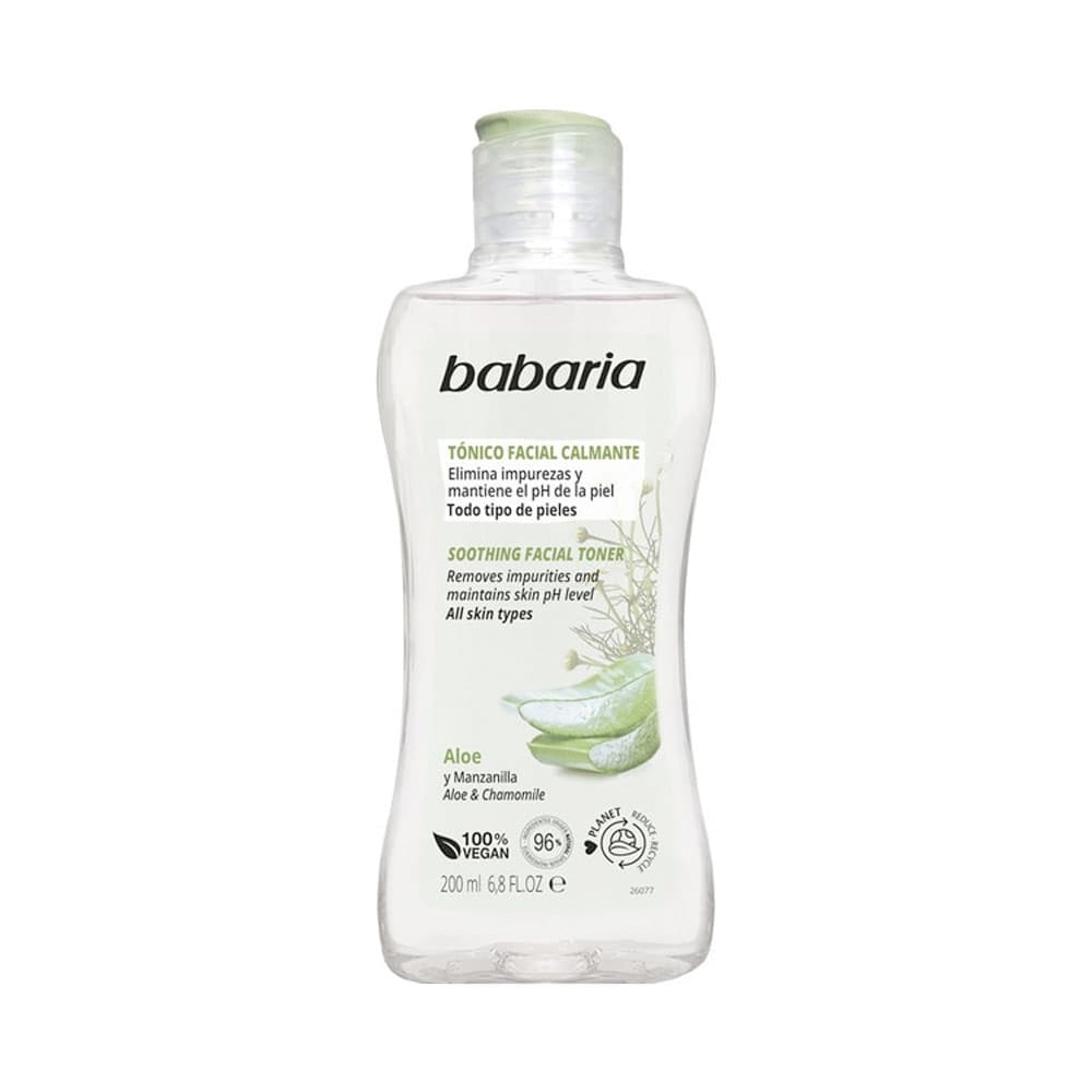 Anúncio: TÓNICO FACIAL CALMANTE BABARIA ALOE Y MANZANILLA 200ML