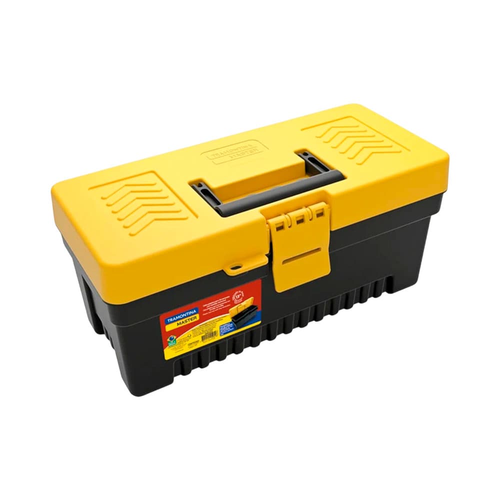 Anúncio: CAJA PARA HERRAMIENTAS TRAMONTINA MASTER 9164235 33 CM AMARILLO/NEGRO