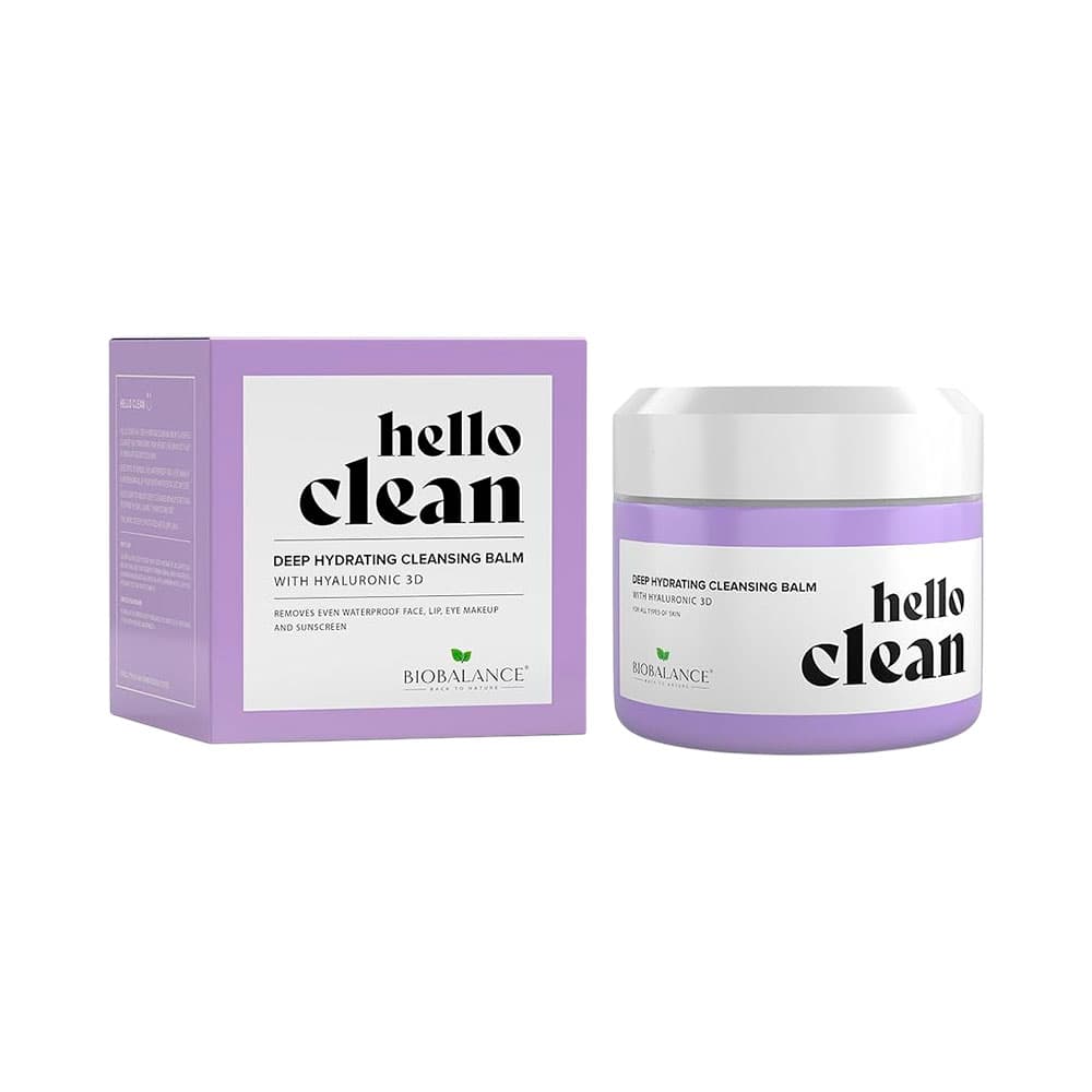 Anúncio: BÁLSAMO BIO BALANCE HELLO CLEAN DEEP HYDRATING CLEANSING 100ML
