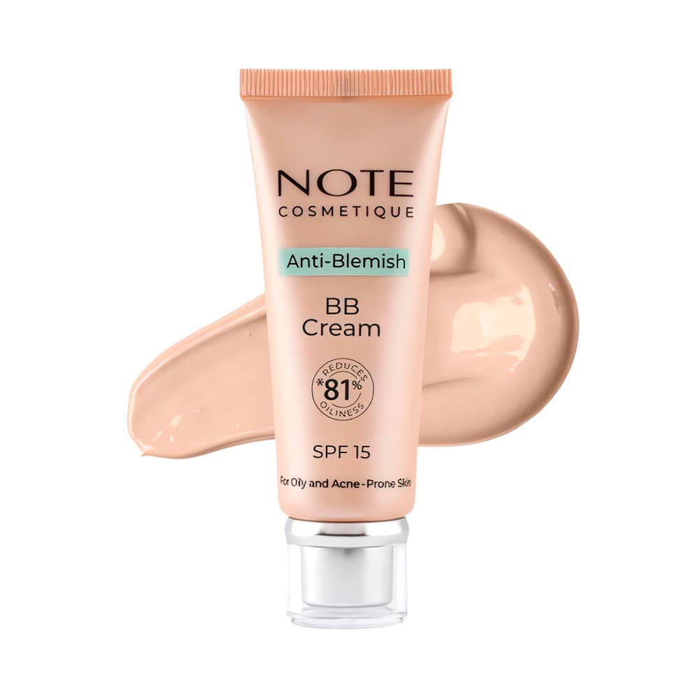 Anúncio: BASE NOTE BB CREAM ANTI-BLEMISH SPF15 02 LIGHT BEIGE 30ML