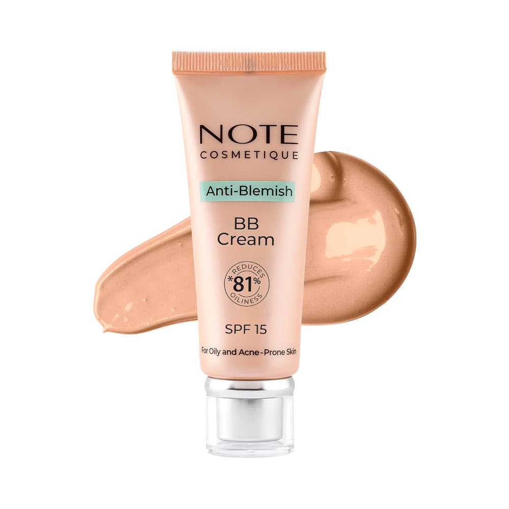 Anúncio: BASE NOTE BB CREAM ANTI-BLEMISH SPF15 04 MEDIUM BEIGE 30ML