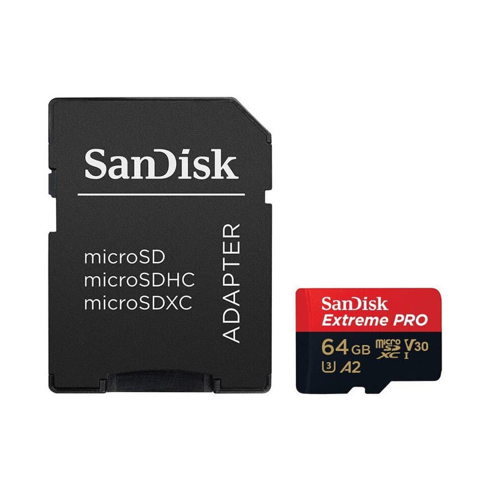 Anúncio: MEMORIA MICRO SD SANDISK EXTREME PRO 64GB 200-90 MB/S U3 CON ADAPTADOR