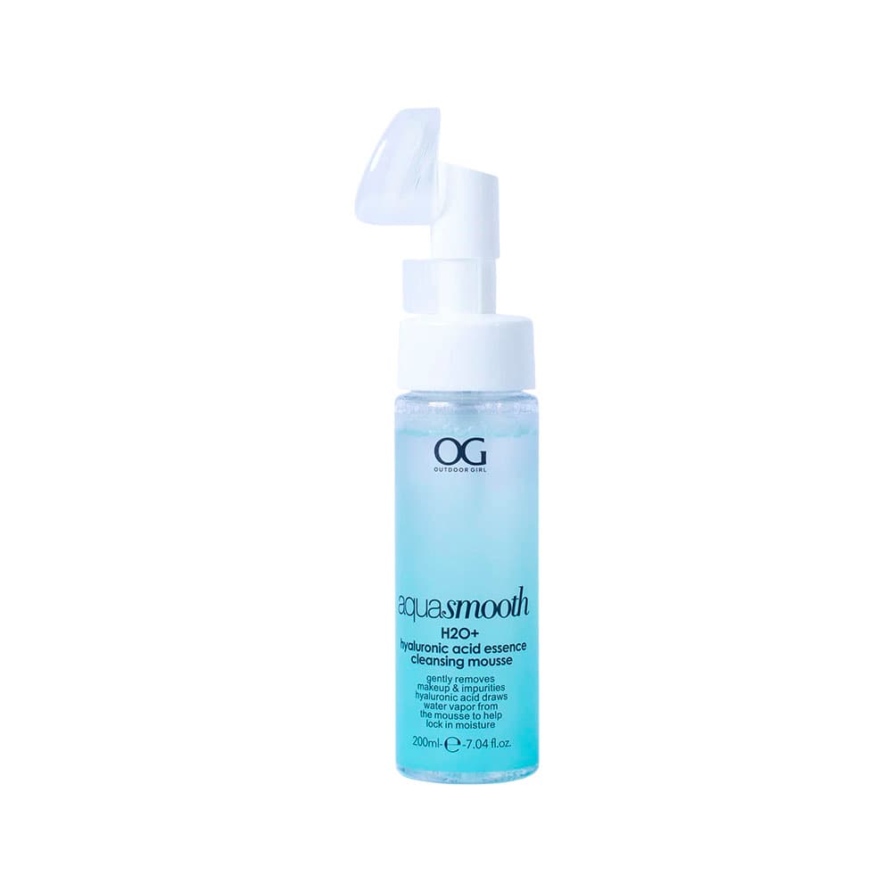 Anúncio: LIMPIADOR FACIAL OUTDOOR GIRL AQUA SMOOTH H2O+ HYALURONIC ACID ESSENCE MOUSSE 200ML