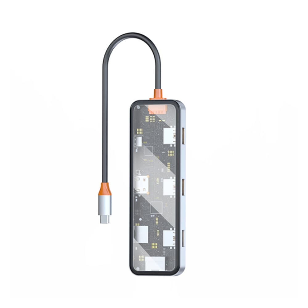 Anúncio: HUB WIWU CB008 CYBER 8 IN 1 USB-C GRAY