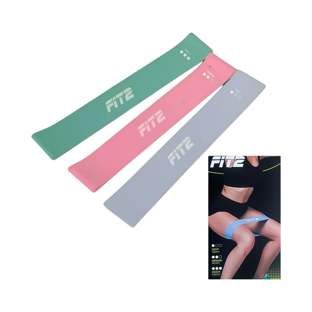 Anúncio: SET DE BANDAS ELASTICAS FIT2 EB-02 3 UNIDADES