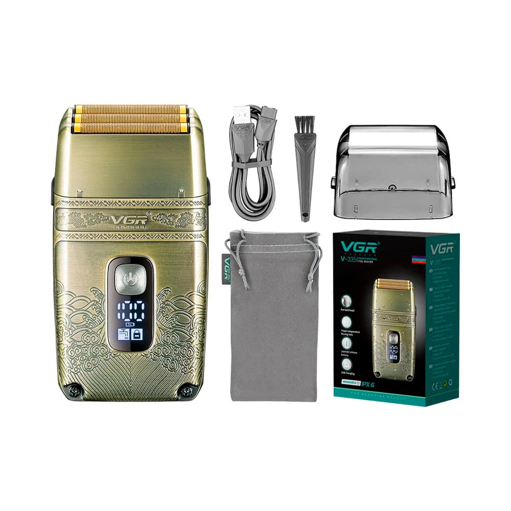 Anúncio: AFEITADORA VOYAGER RECARGABLE V-335 GOLD BIVOLT