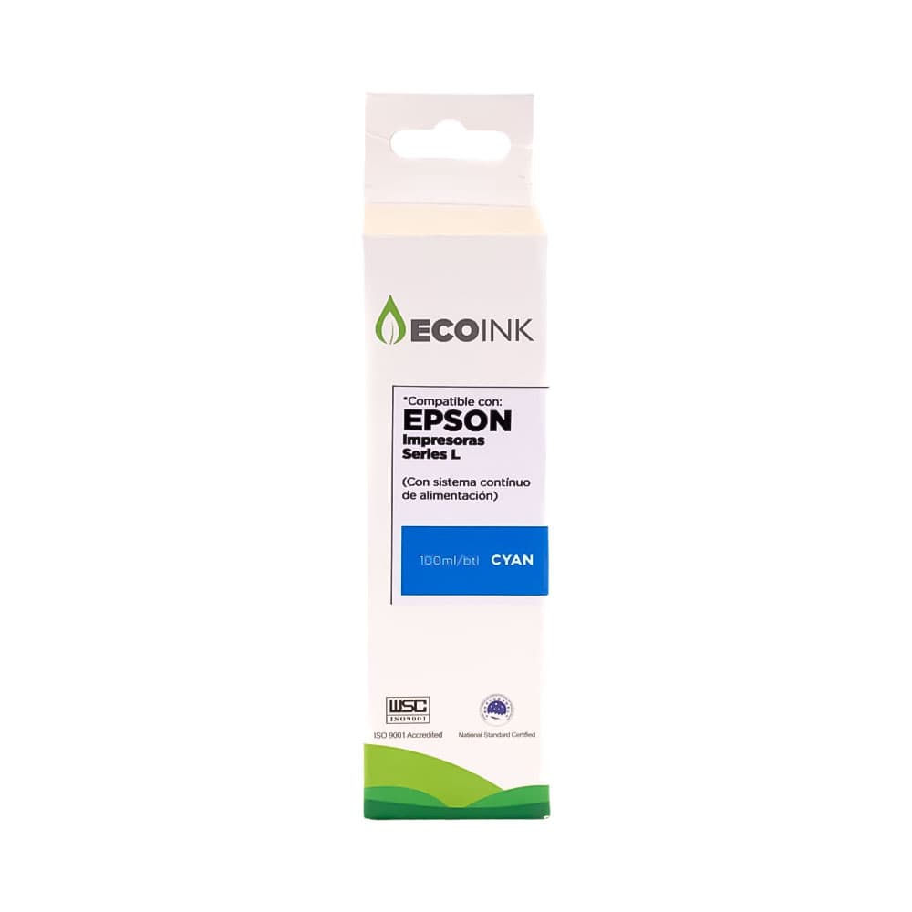 Anúncio: BOTELLA DE TINTA ECO-INK TI-ECO-100-EP-504/544 CIAN