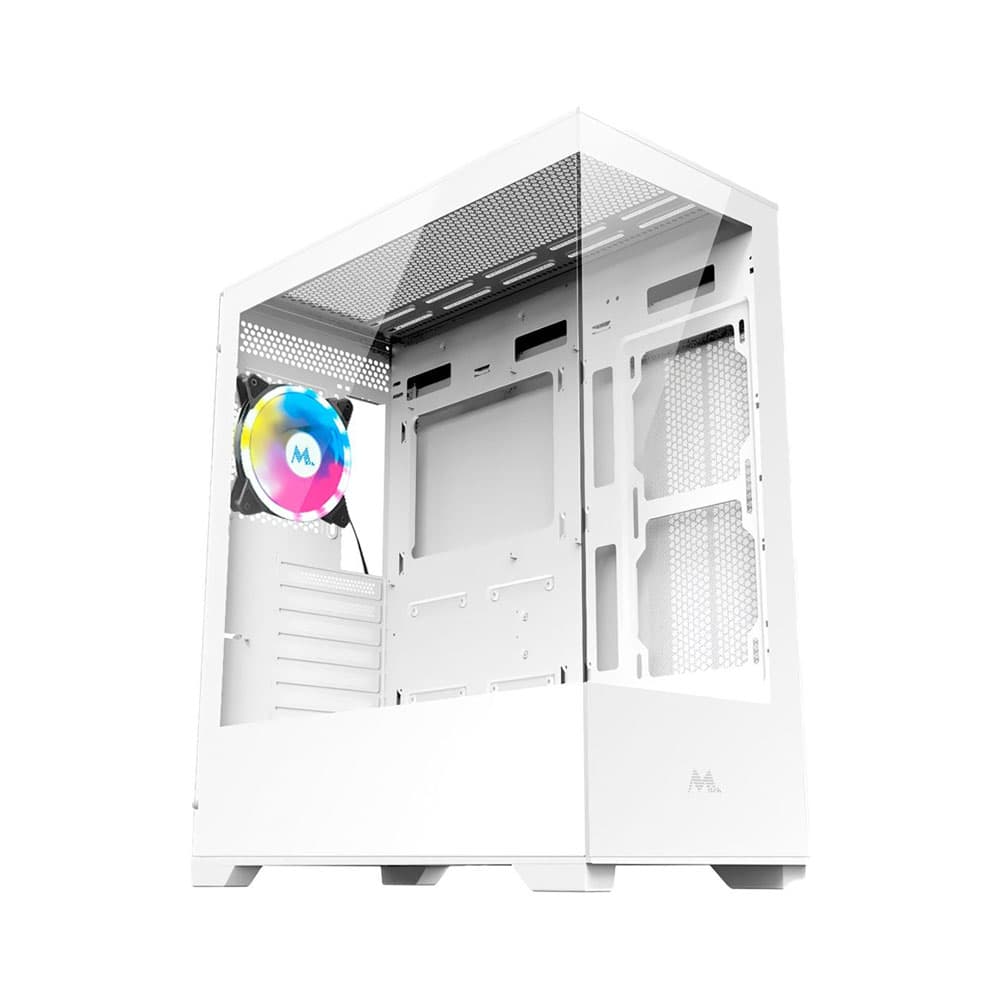 Anúncio: GABINETE MTEK MCG-AIRO1 VIDRIO TEMPLADO BLANCO