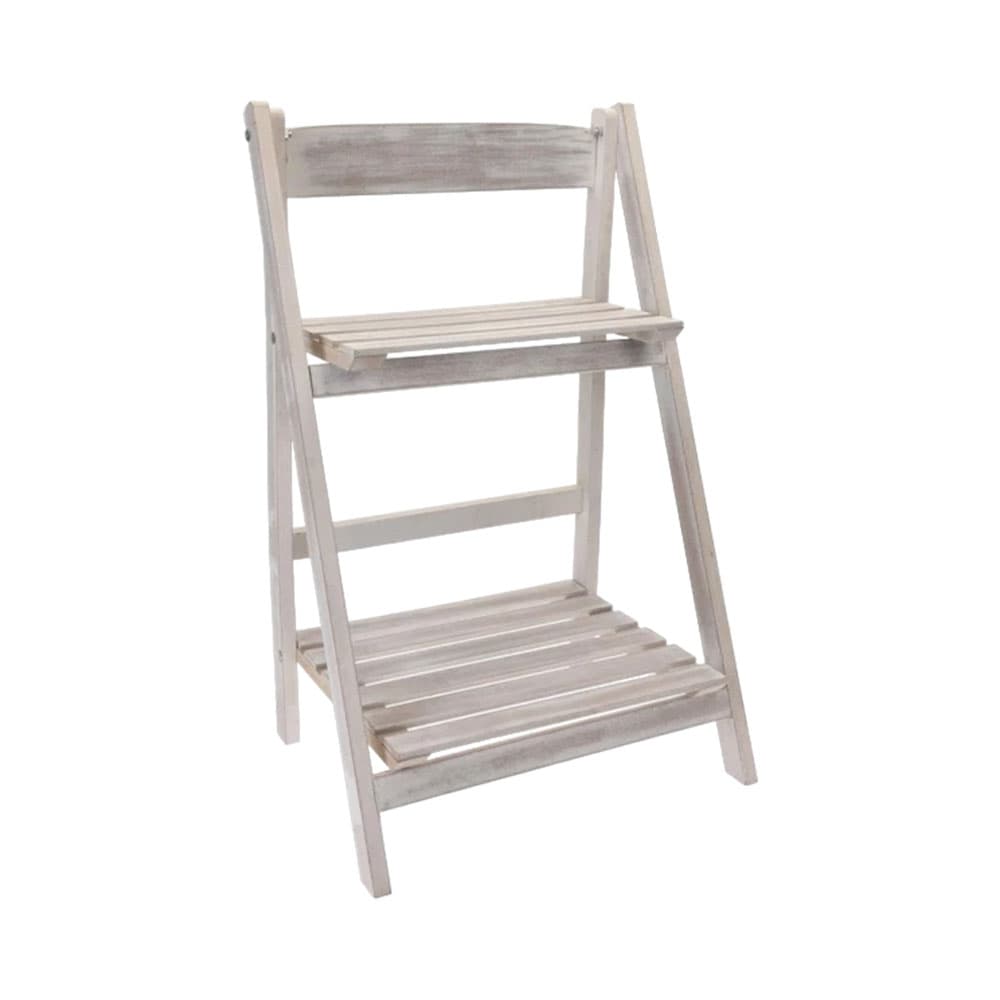 Anúncio: ESTANTE DE MADERA PARA PLANTAS KPM 037776 2 NIVELES 65.5 CM