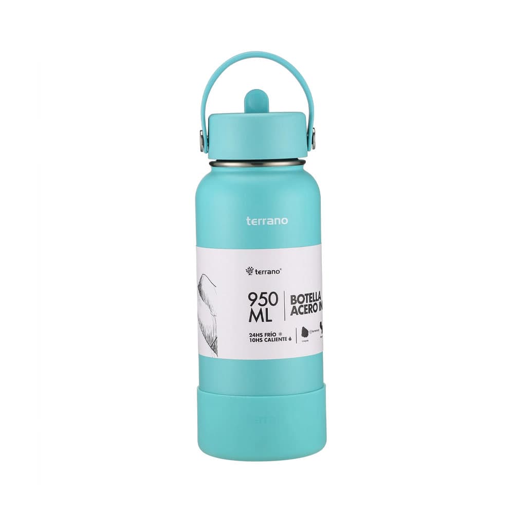 Anúncio: BOTELLA TÉRMICA TERRANO BOTA + PICO 950ML AZUL CIELO