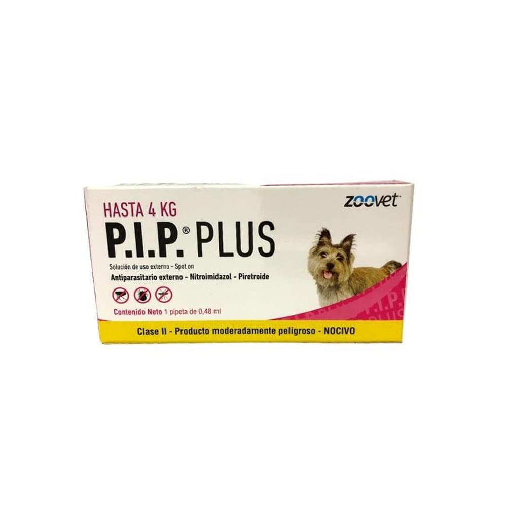 Anúncio: ANTIPARASITARIO P.I.P PLUS 4KG 0.48ML