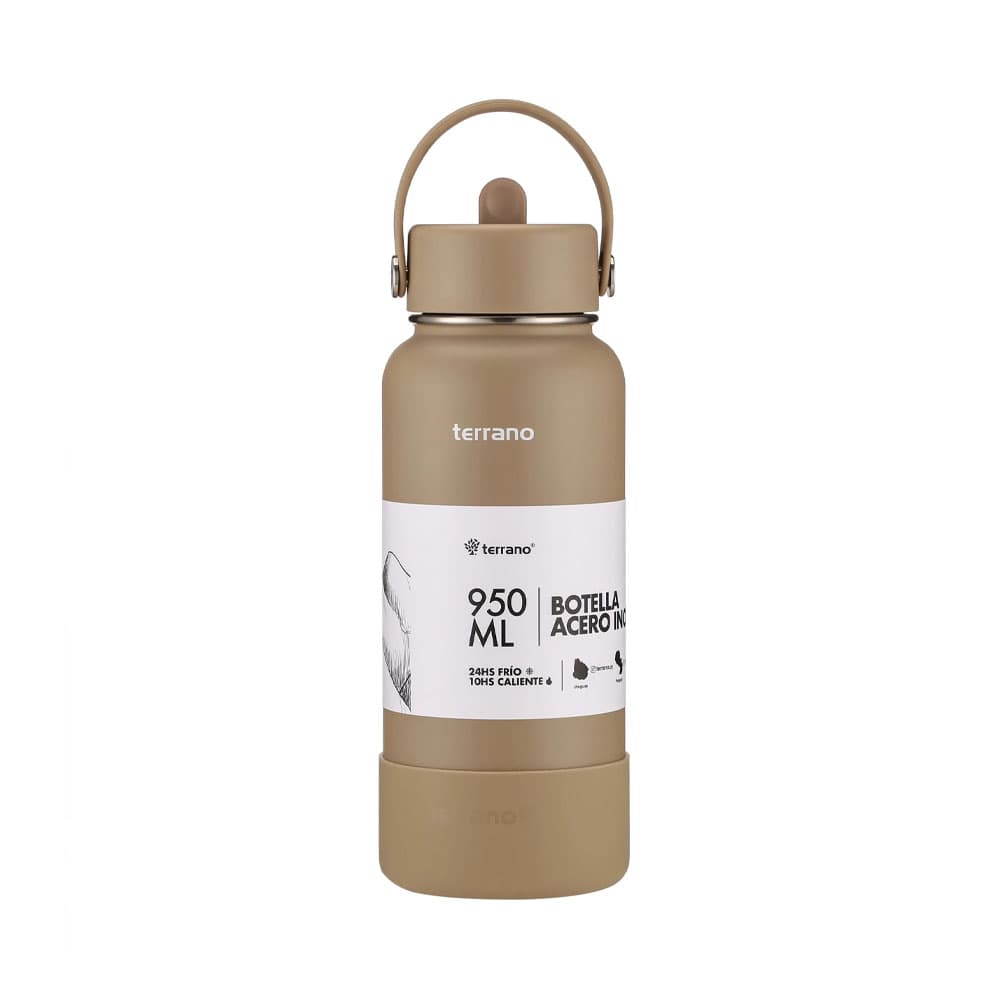 Anúncio: BOTELLA TÉRMICA TERRANO BOTA + PICO 950ML ARENA