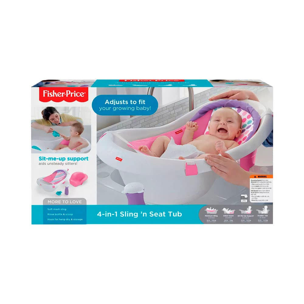 Anúncio: BAÑERA 4 EN 1 ROSA FISHER PRICE FBM96
