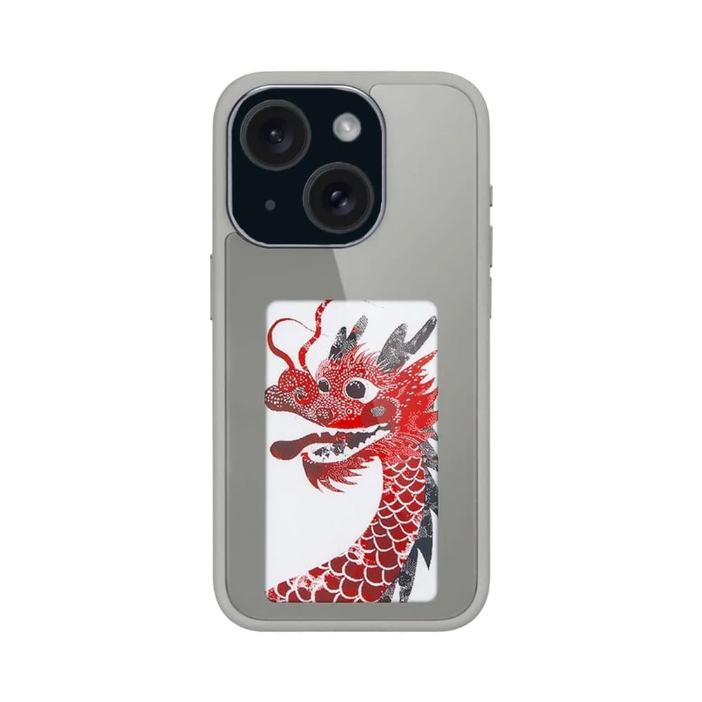Anúncio: ESTUCHE PROTECTOR E-INK FASHION CASE BORN TO LOVE PARA IPHONE 15 GRIS