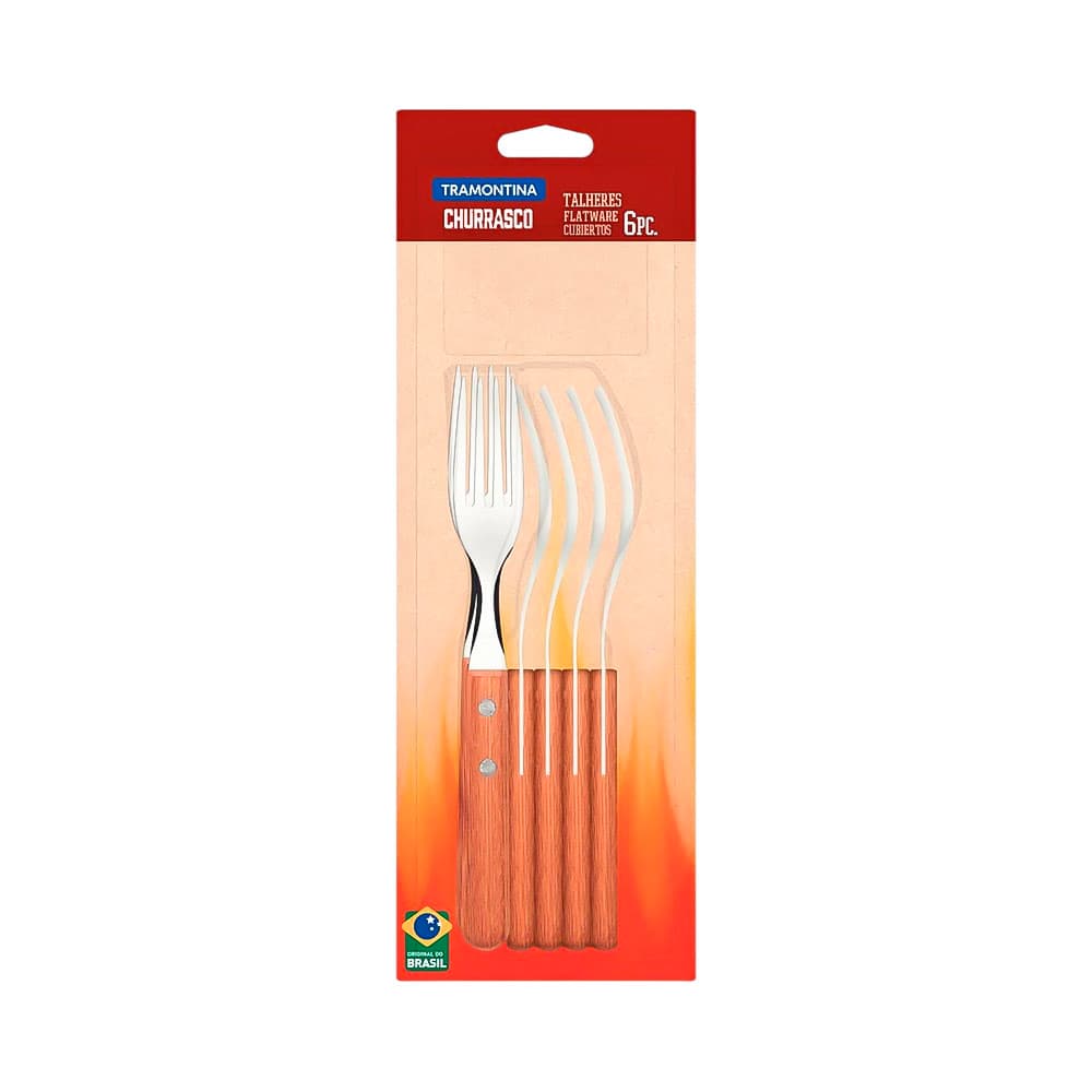 Anúncio: KIT DE TENEDORES TRAMONTINA CHURRASCO 22302/600 6 PIEZAS