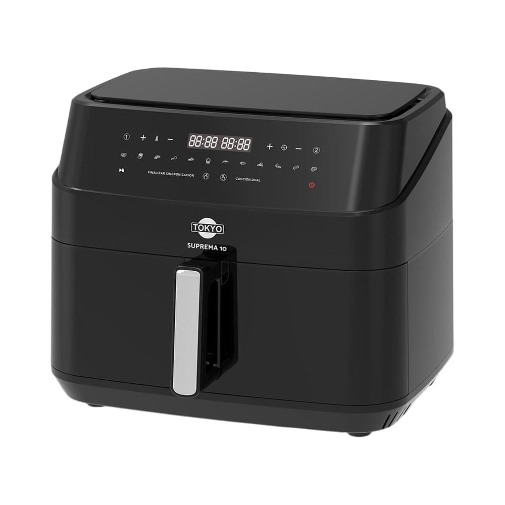 Anúncio: FREIDORA AIR FRYER TOKYO SUPREMA EDTOKAFRYER10 DOBLE 10L 2400W 220V NEGRO