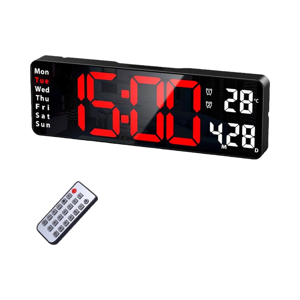 Anúncio: RELOJ DIGITAL DE PARED SATELLITE AC-T6811 LED ROJO