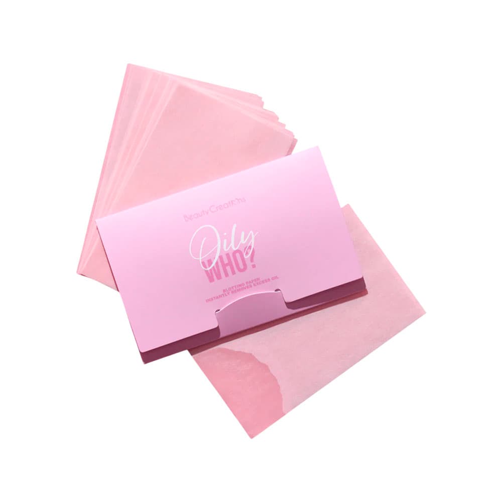 Anúncio: PAPEL SECANTE BEAUTY CREATIONS OILY WHO? ORIGINAL PINK 50 UNIDADES