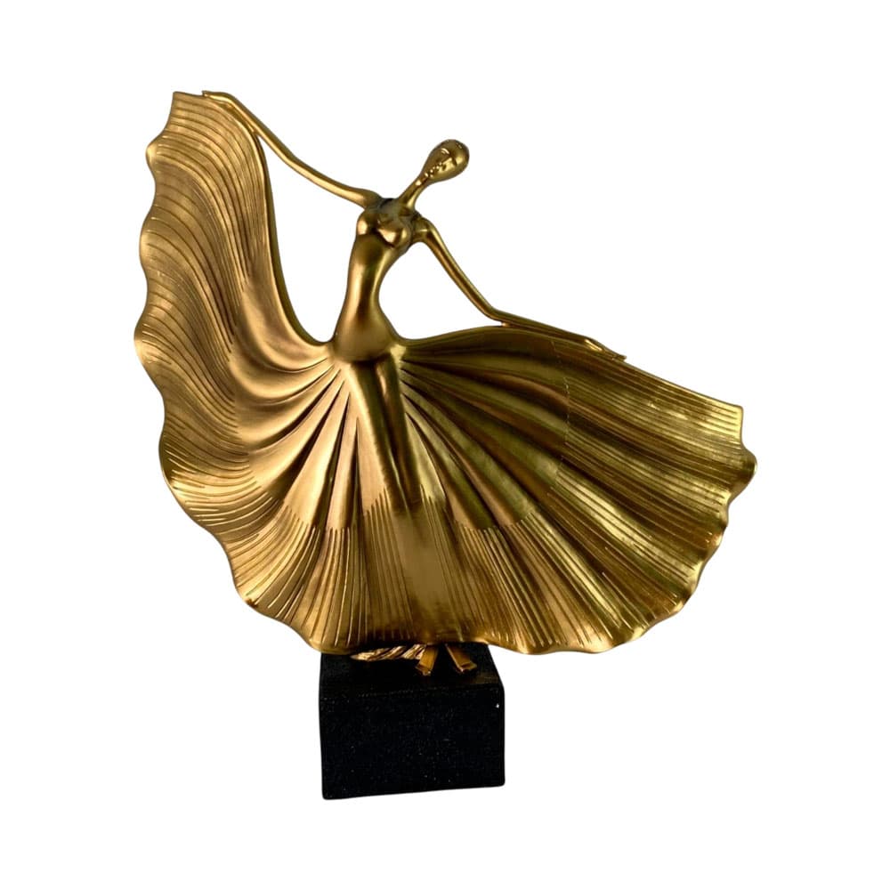 Anúncio: FIGURA DECORATIVA DE BAILARINA CONCEPTS 437-4911432 31 CM DORADO
